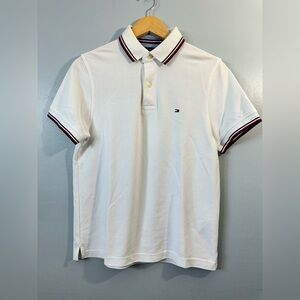 Tommy Hilfiger White Polo Shirt Size S